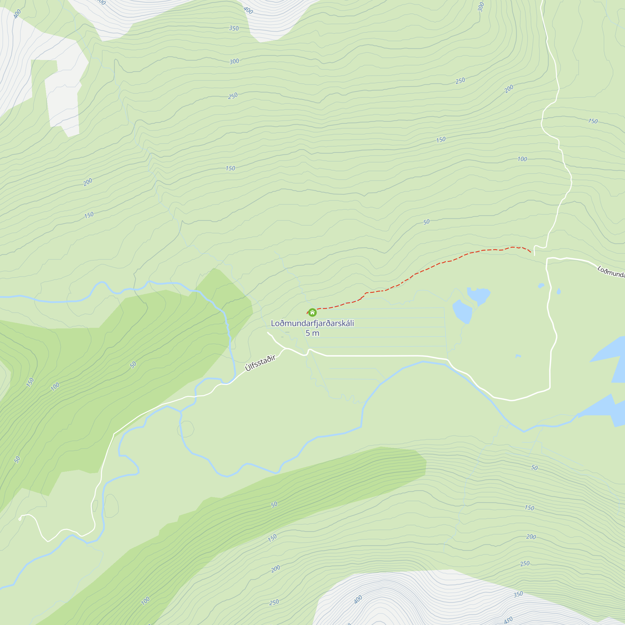 Loðmundarfjarðarskáli map