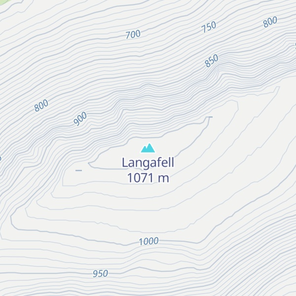 Map of Langafell