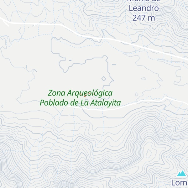 Map of Loma de La Atalayita