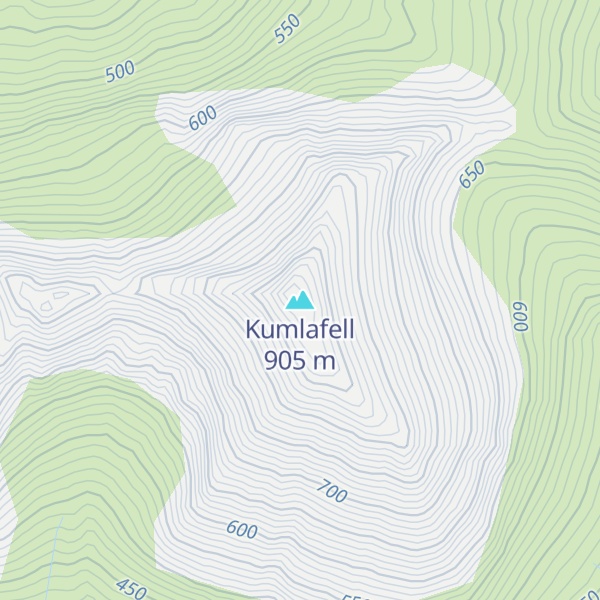 Map of Kumlafell