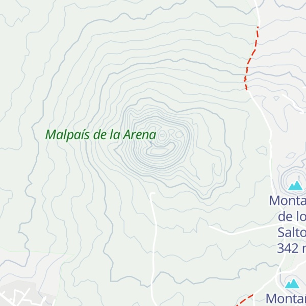 Map of Montaña de la Arena