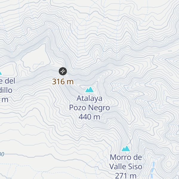 Map of Atalaya Pozo Negro
