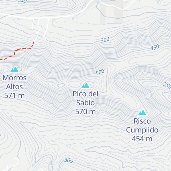 Map of Pico del Sabio