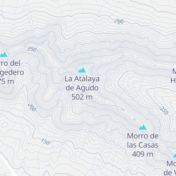 Map of Morro del Majo