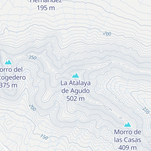 Map of La Atalaya de Agudo