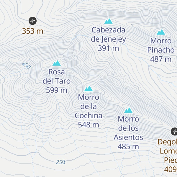 Map of Morro de la Cochina