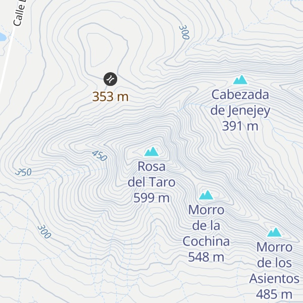 Map of Rosa del Taro