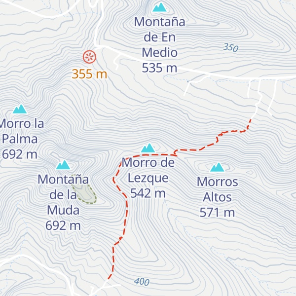 Map of Morro de Lezque