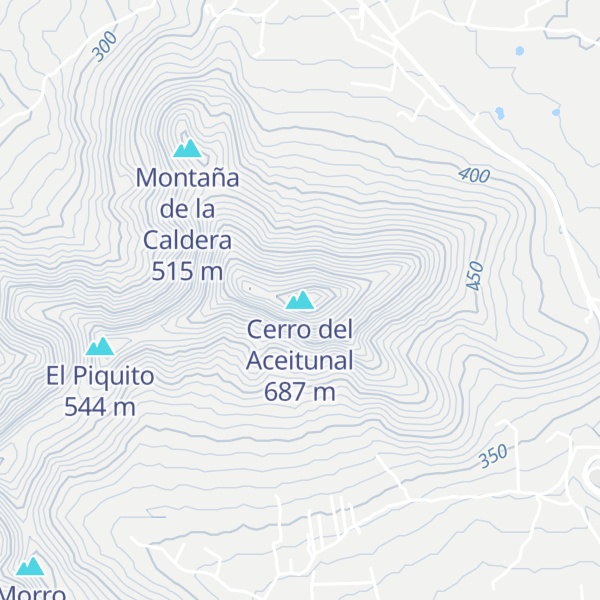 Map of Cerro del Aceitunal