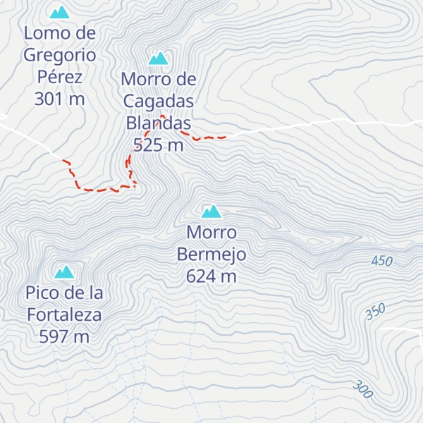 Map of Morro Bermejo