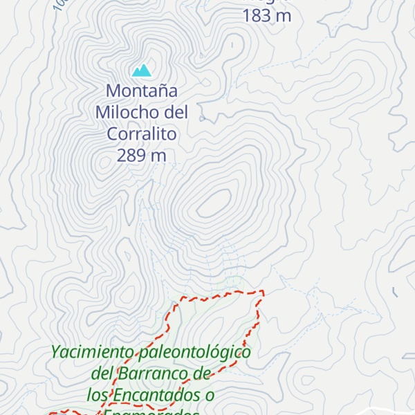 Map of Montaña de la Blanca