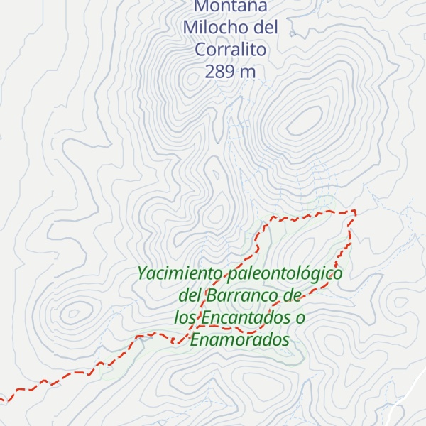 Map of Chupadero Viejo