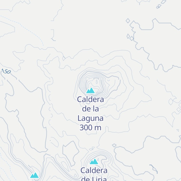 Map of Caldera de la Laguna