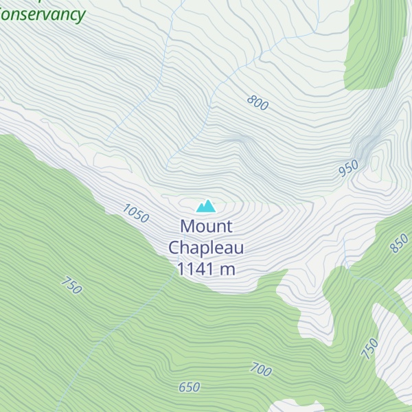 Map of Mount Chapleau