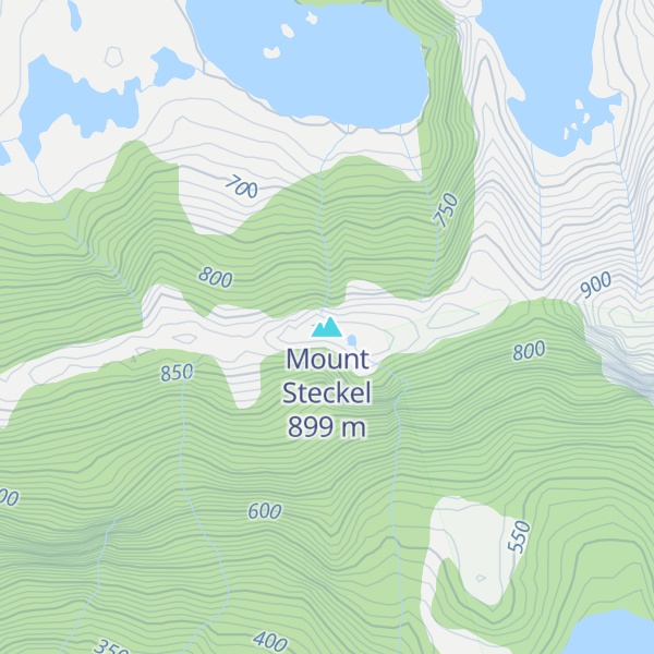 Map of Mount Steckel