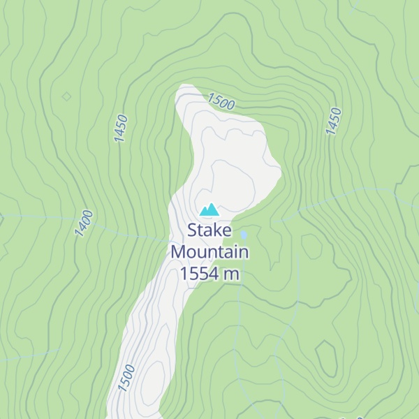 Map of Stake Mountain
