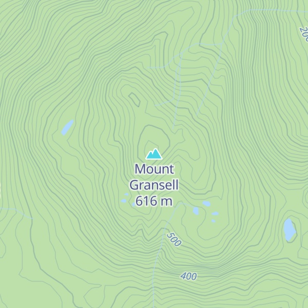 Map of Mount Gransell