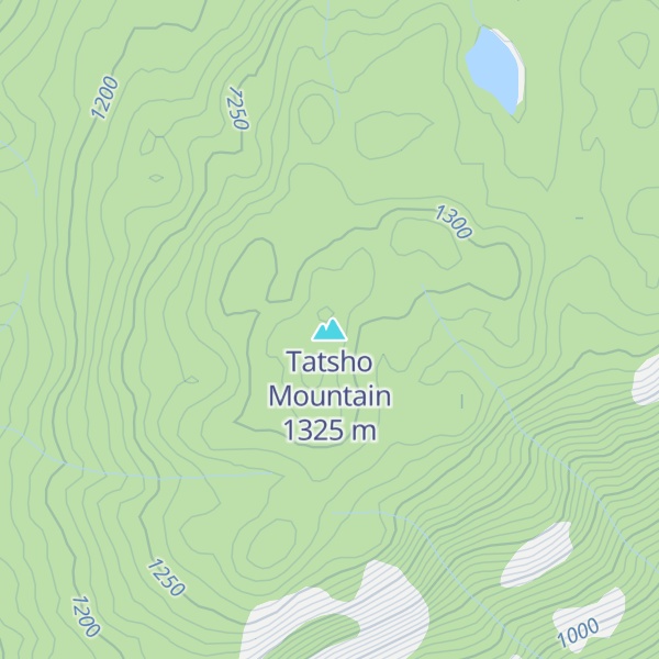 Map of Tatsho Mountain