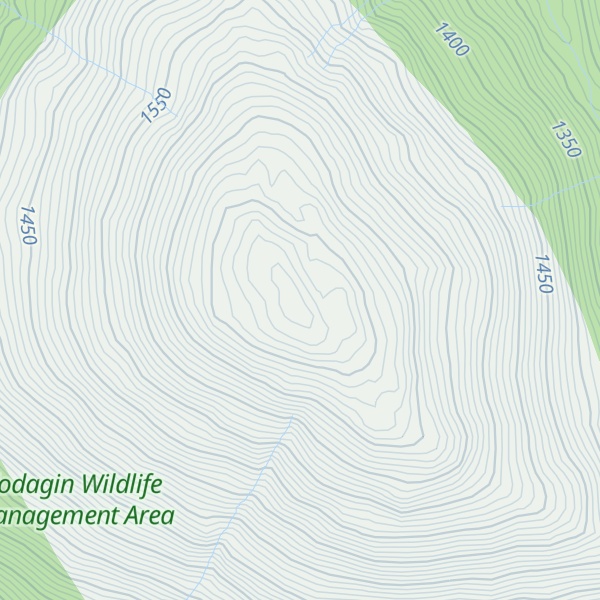 Map of Round Mountain