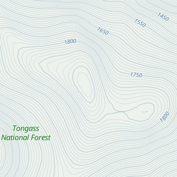 Map of Ninemile Mountain