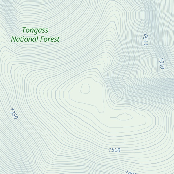 Map of Dome Peak