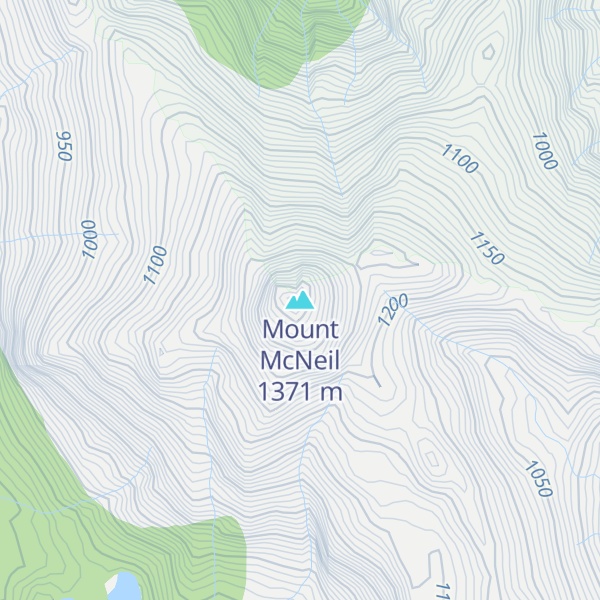 Map of Mount McNeil