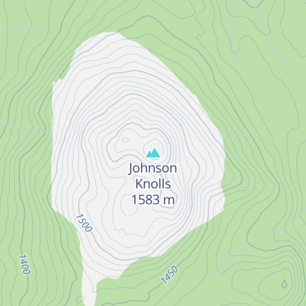 Map of Johnson Knolls