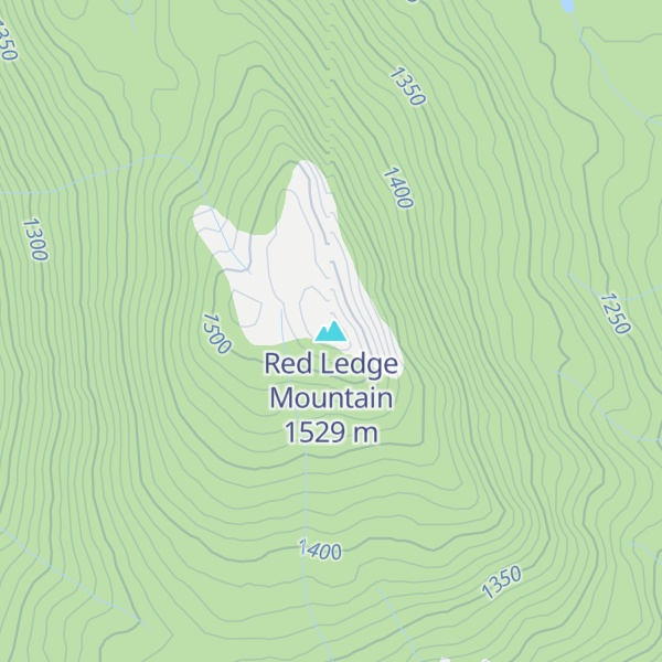 Map of Red Ledge Mountain