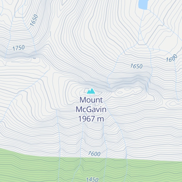Map of Mount McGavin