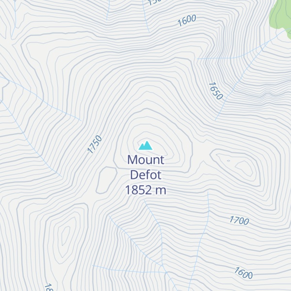 Map of Mount Defot