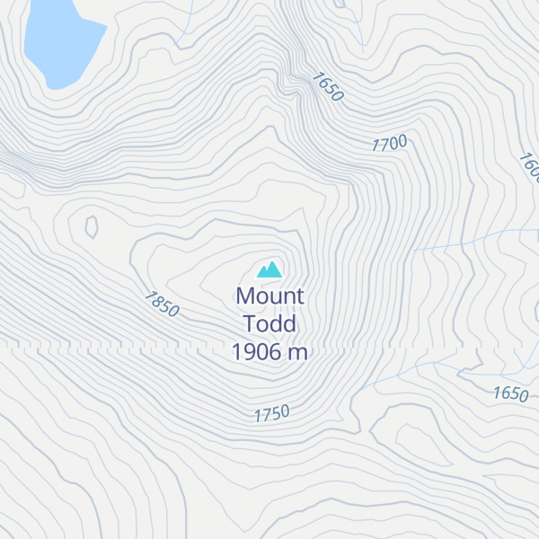 Map of Mount Todd