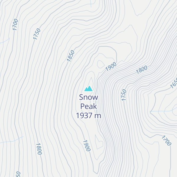 Map of Snow Peak