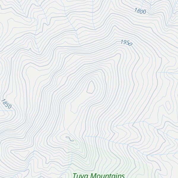 Map of Ash Mountain