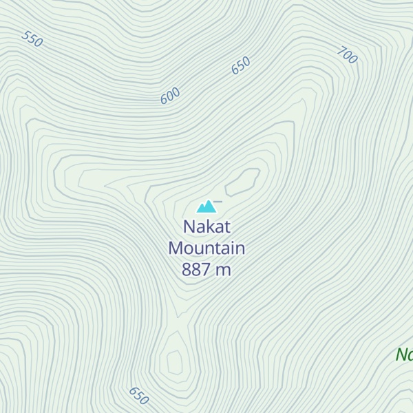 Map of Nakat Mountain