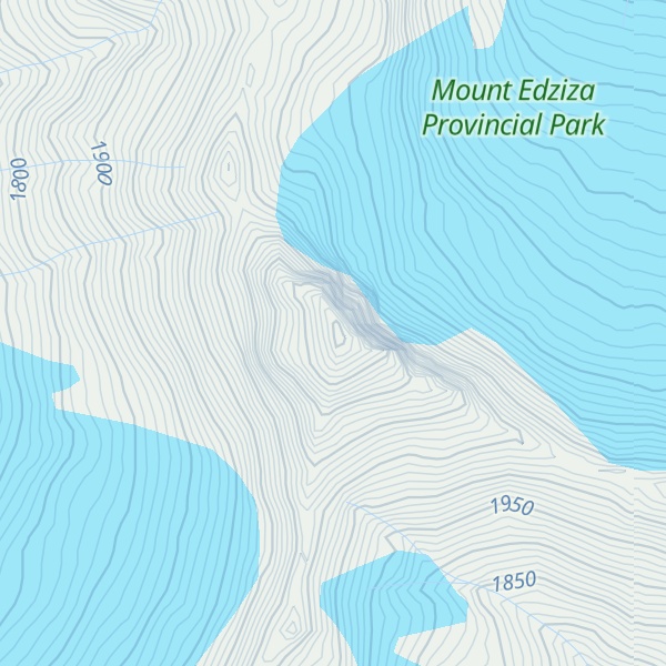 Map of Yeda Peak