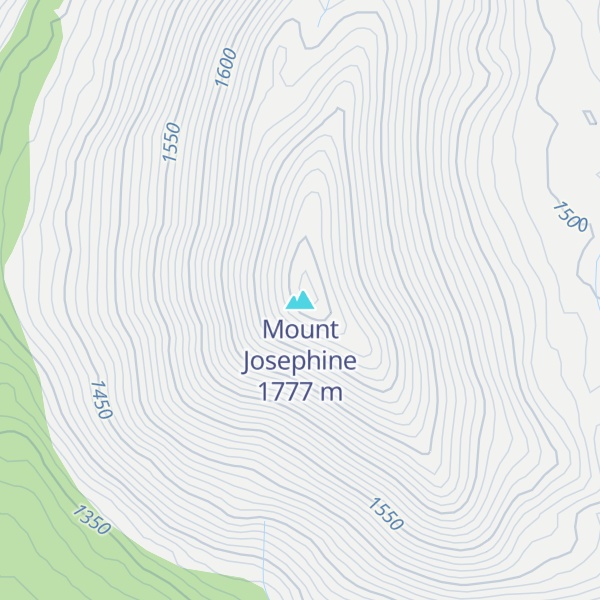 Map of Mount Josephine