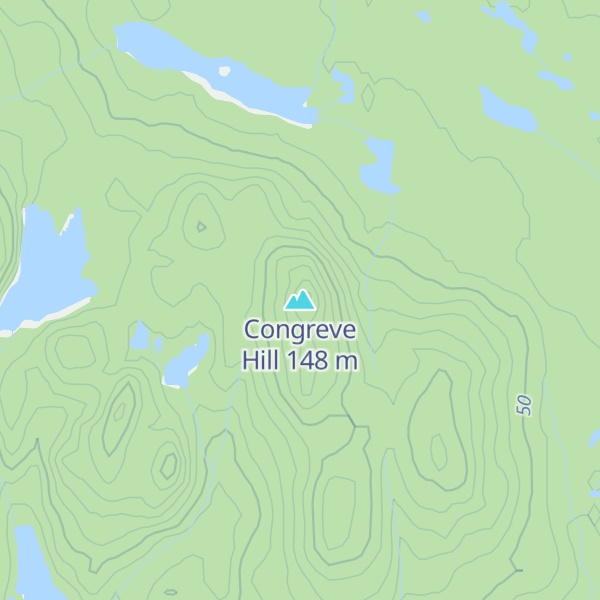 Map of Congreve Hill
