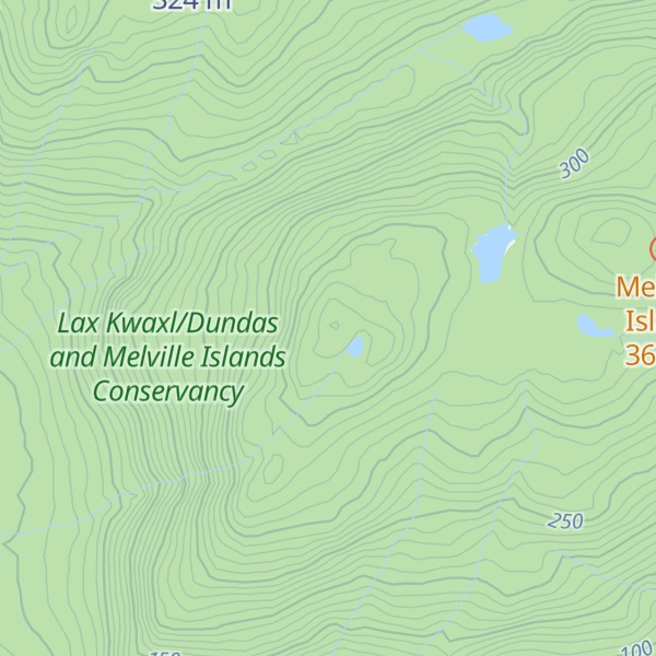 Map of Knee Hill