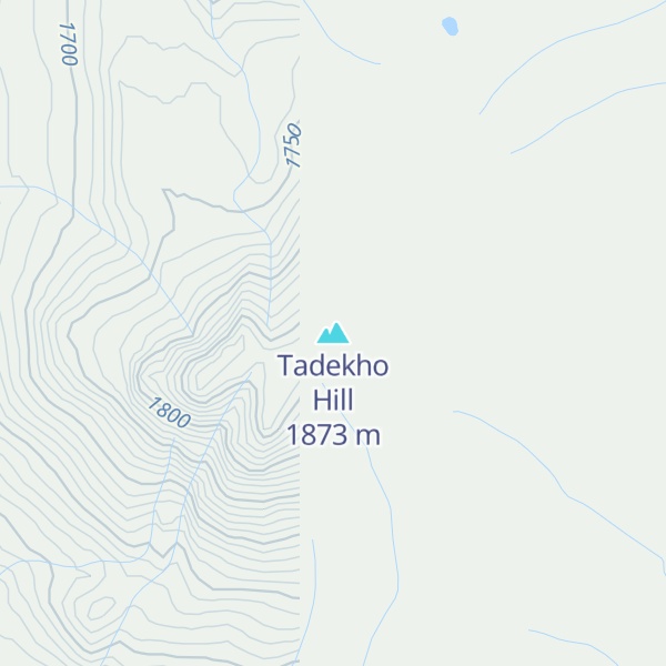 Map of Tadekho Hill