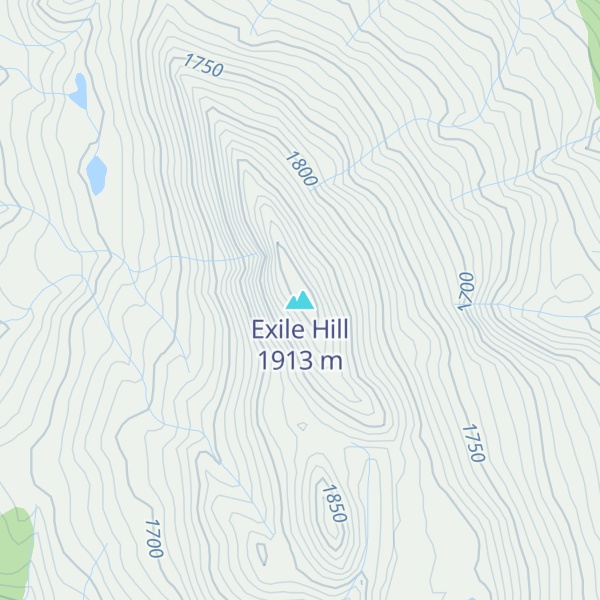 Map of Exile Hill