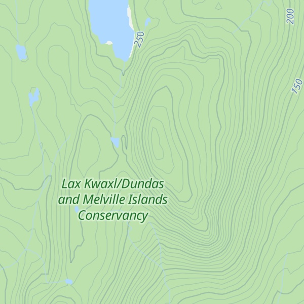 Map of Mount Bonwick