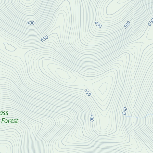 Map of Behm Mountain