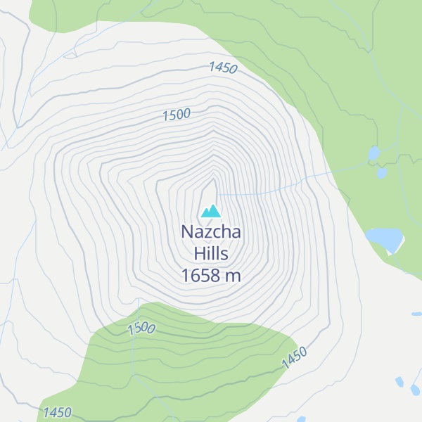 Map of Nazcha Hills