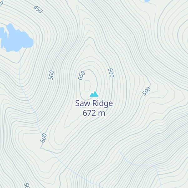 Map of Saw Ridge