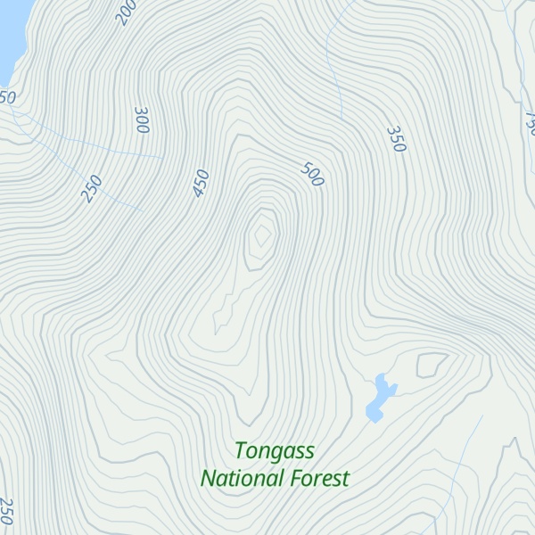 Map of Notch Mountain