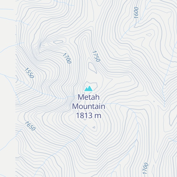 Map of Metah Mountain