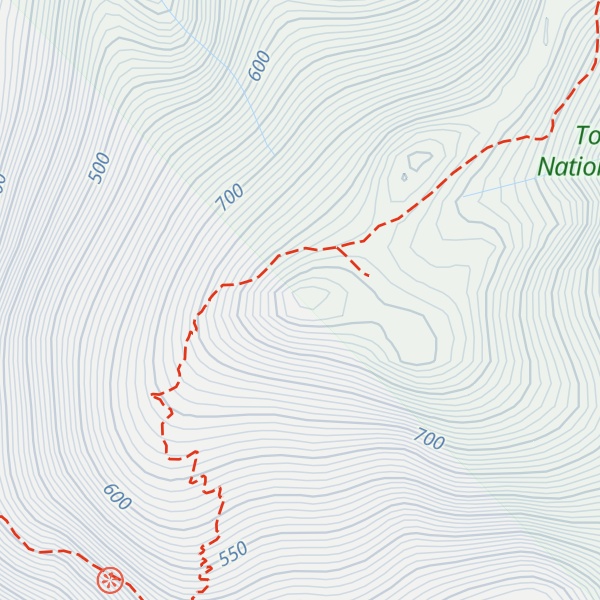 Map of Deer Mountain