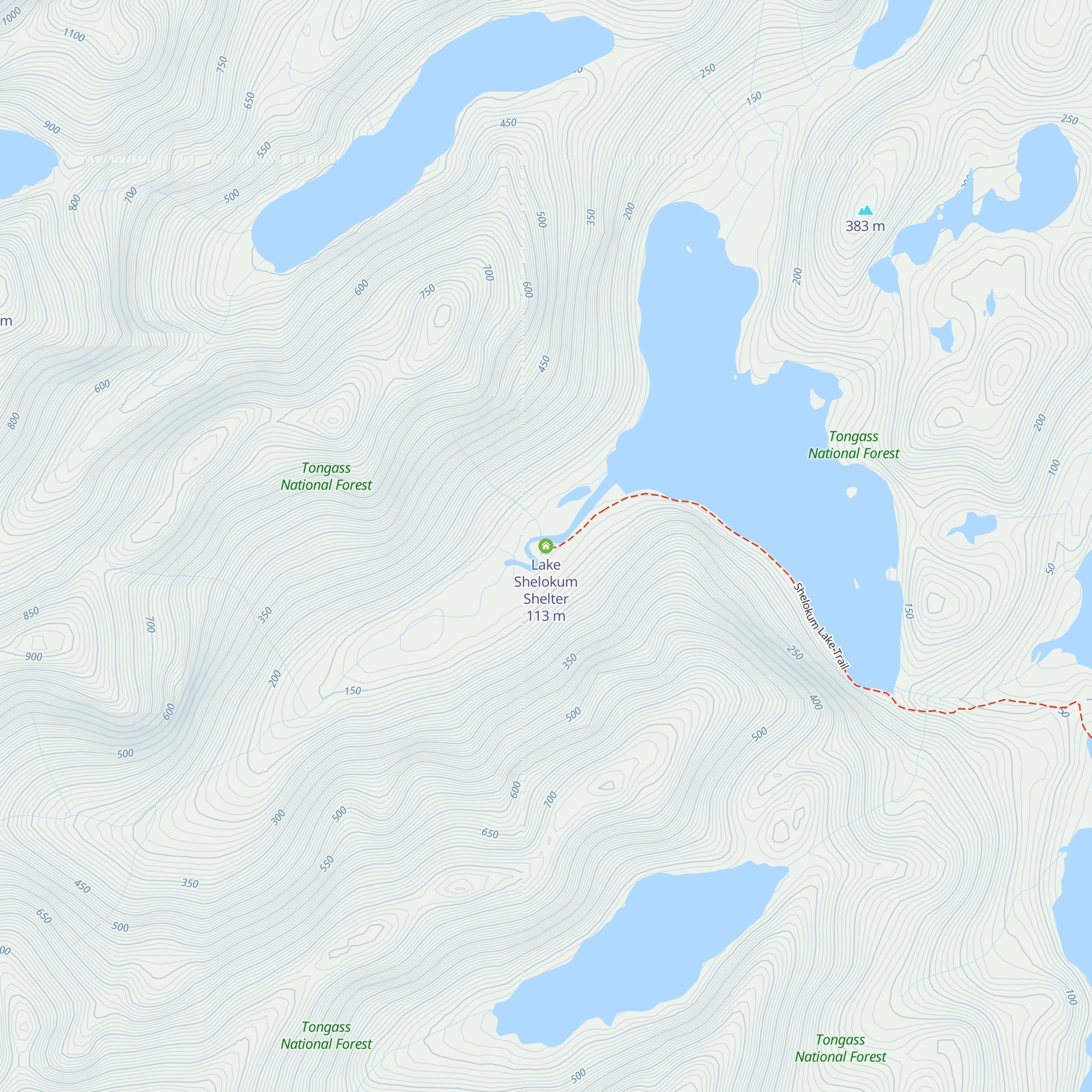Lake Shelokum Shelter map