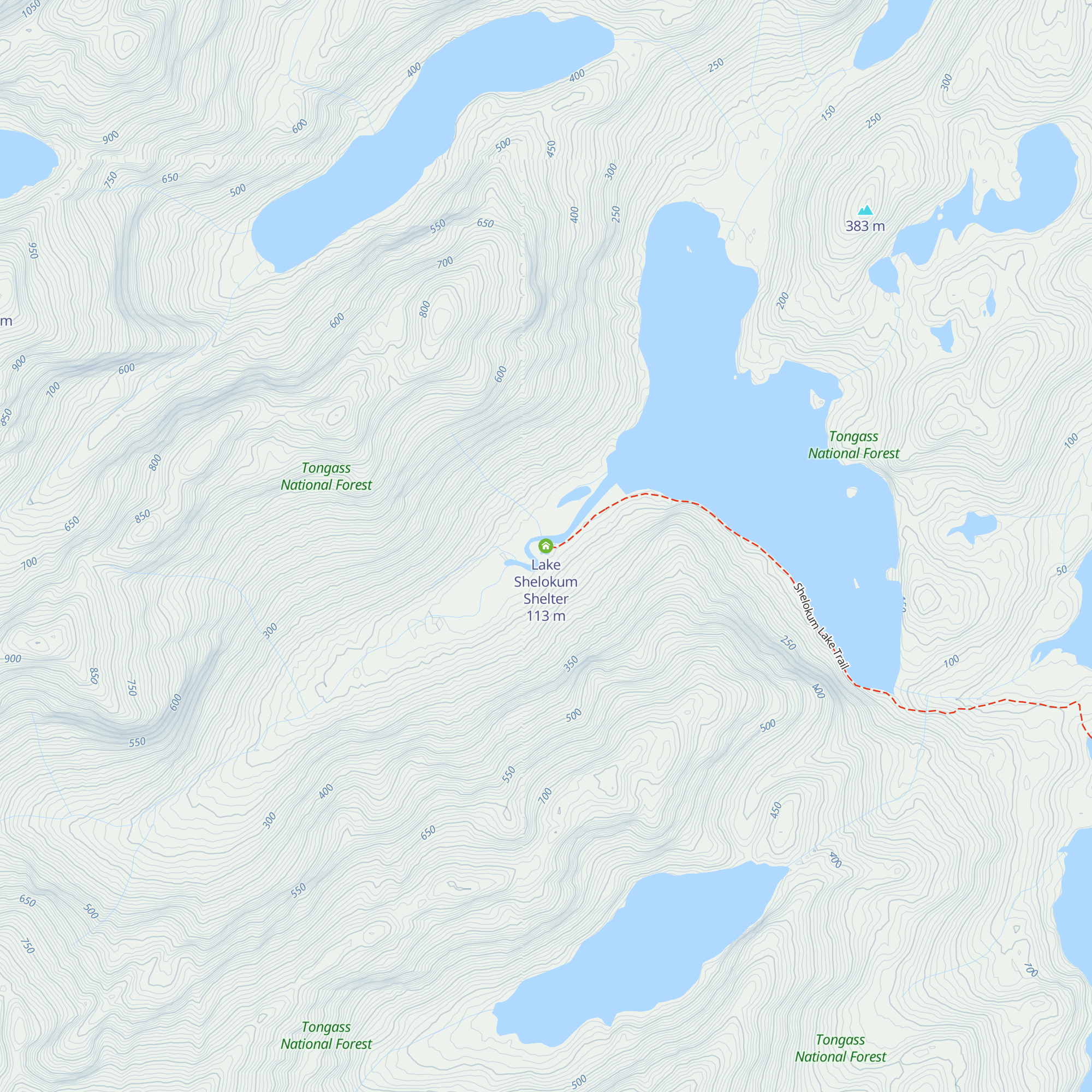 Lake Shelokum Shelter map