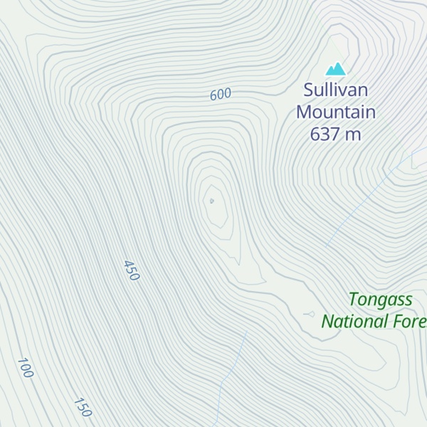 Map of High Mountain